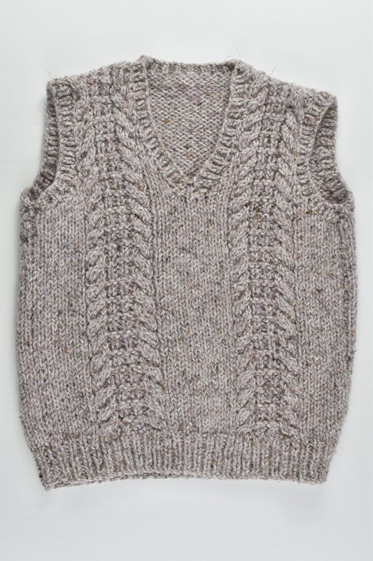 Handmade Size approx 4-5 Warm Knitted Vest