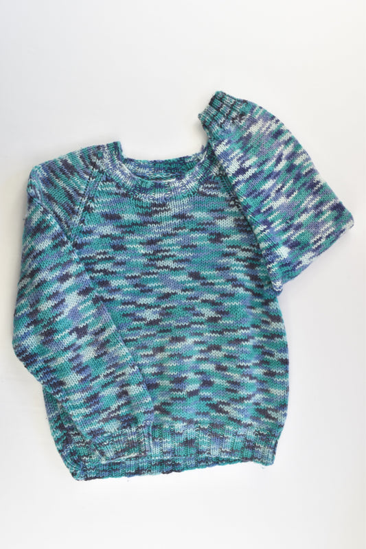 Handmade Size approx 4-6 Warm Knitted Jumper