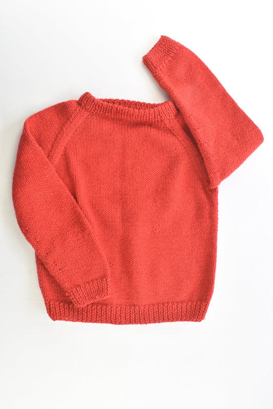 Handmade Size approx 4 Knitted Jumper