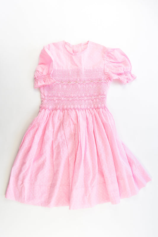 Handmade Size approx 5 Smocked Dress