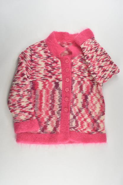 Handmade Size approx 8-10 Warm Knitted Cardigan