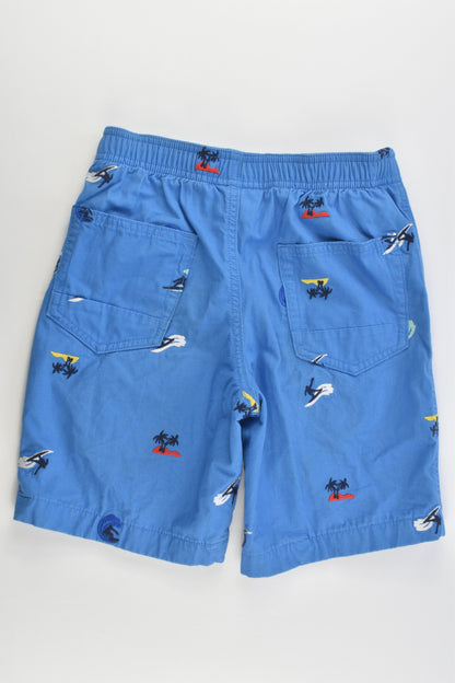 Hanna Andersson (US) Size 8 (130 cm) Lined Surfer and Palm Trees Shorts