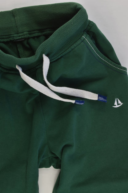 Hapilu Size 6 Sailboat Green Track Pants