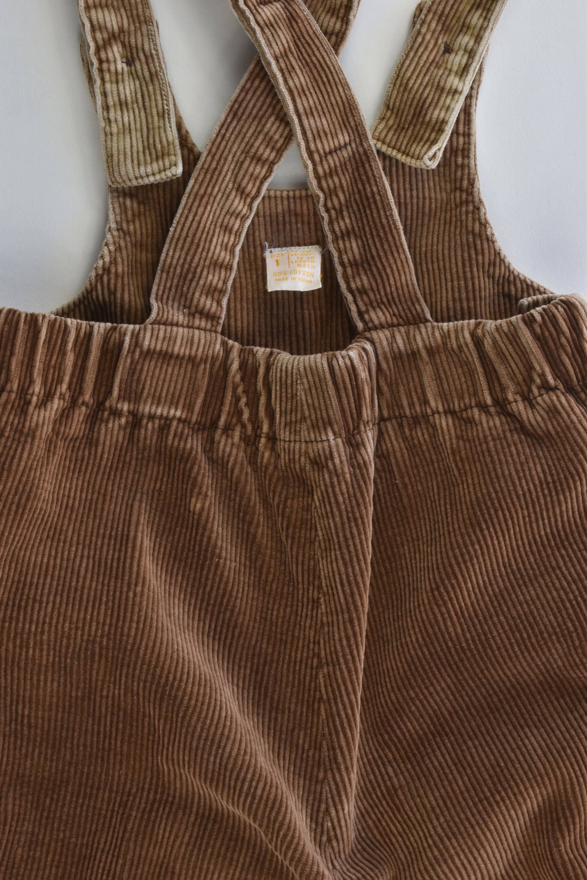 Happy Baby Size 1 (84 cm) Vintage Soft Cord Overalls