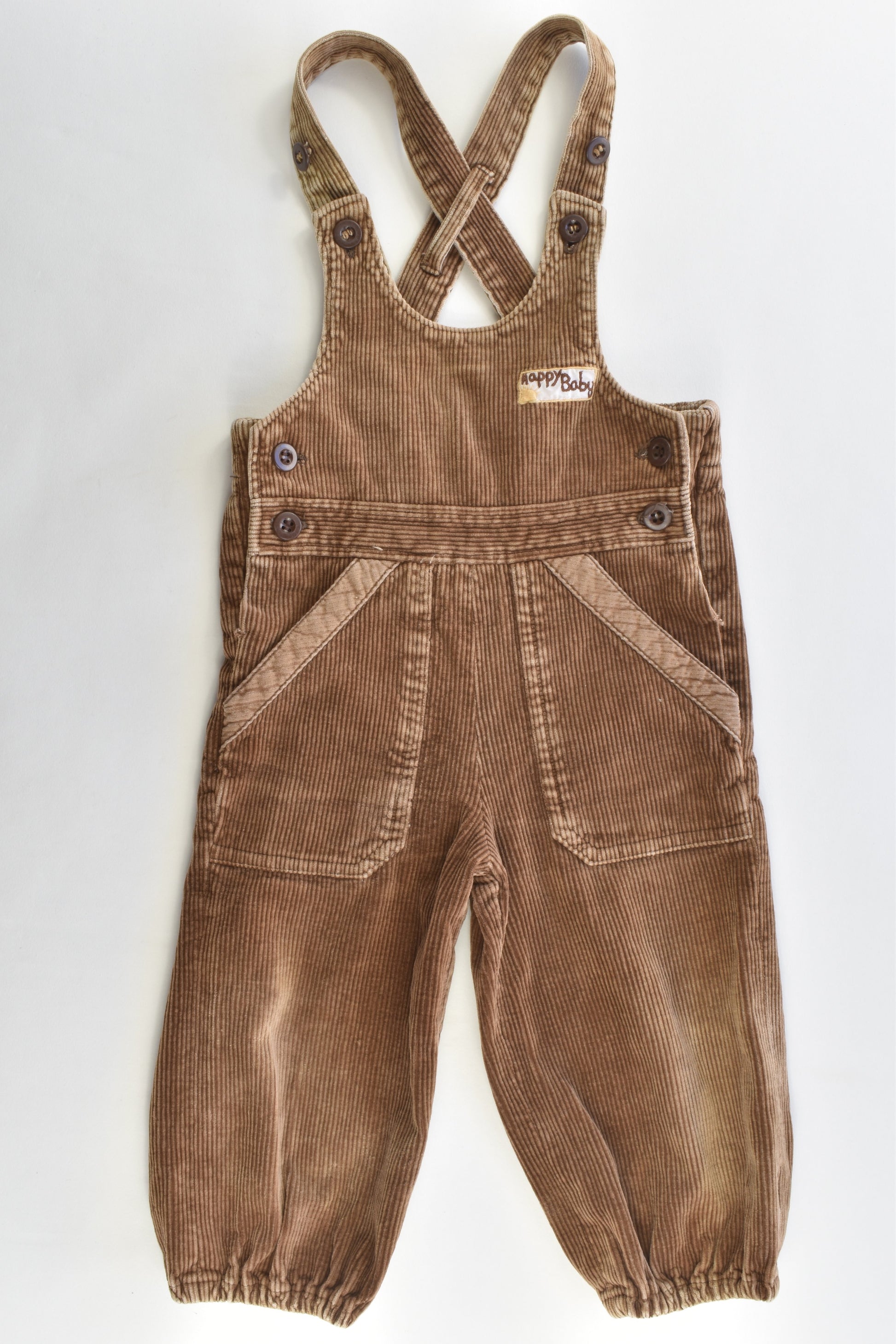 Happy Baby Size 1 (84 cm) Vintage Soft Cord Overalls