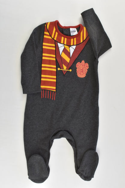 Harry Potter Size 00 (3-6 months) 'Gryffindor' Footed Romper