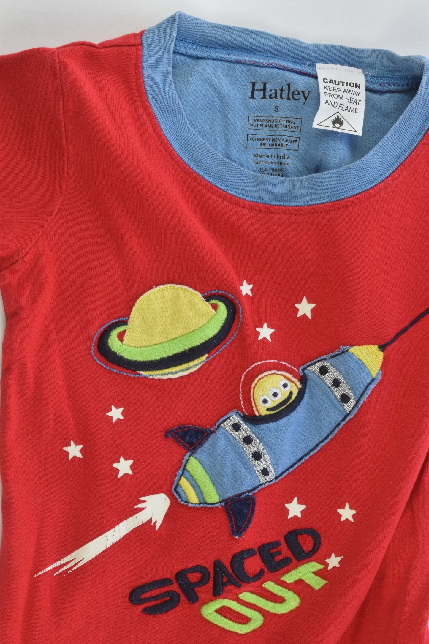 Hatley Size 5 'Spaced Out' Pj Set