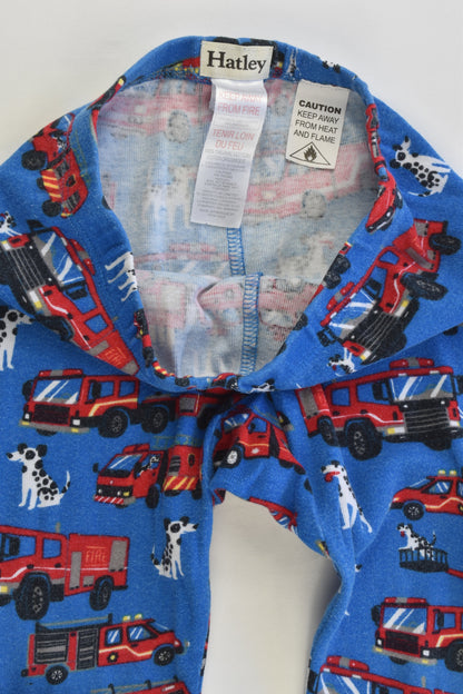 Hatley Size 5 'To The Rescue' Fire Engine Pj Set