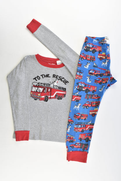 Hatley Size 5 'To The Rescue' Fire Engine Pj Set