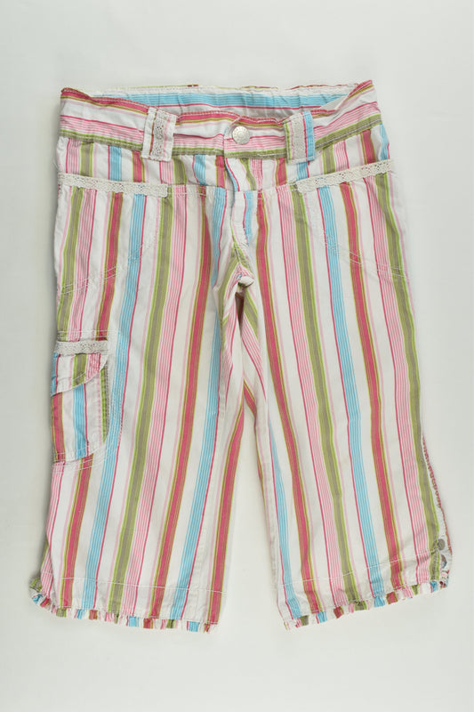 Hema Size 7-8 (122/128 cm) Striped Capri Pants