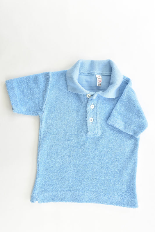 Henkel Plüsch (Germany) Size 2-3 Vintage Terry Collared T-shirt