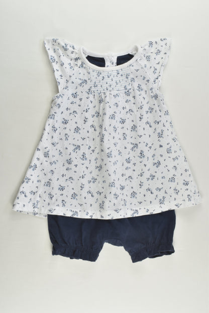 Heritage by Mothercare Size 0 (9-12 months) Floral Romper