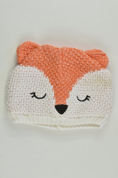 Higgledee Size 00 (0-6 months) Lined Fox Beanie