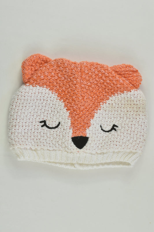 Higgledee Size 00 (0-6 months) Lined Fox Beanie