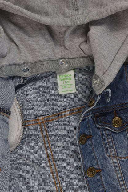 Hippo + Friends Size 1 (12-18 months, 86 cm) Denim Jacket