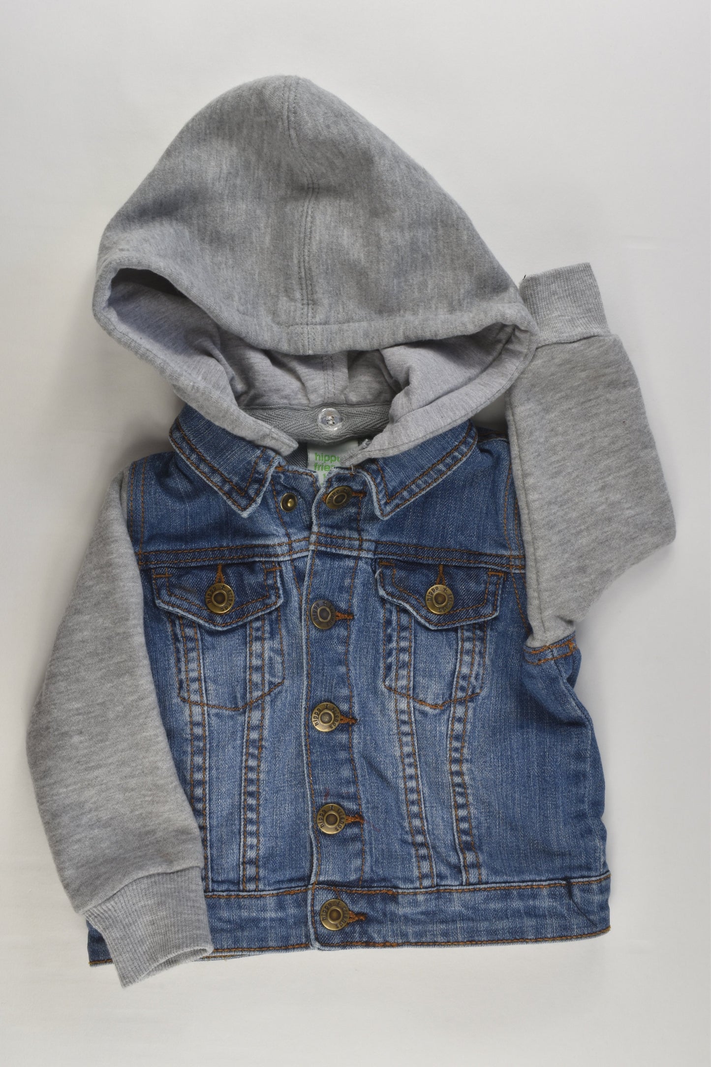 Hippo + Friends Size 1 (12-18 months, 86 cm) Denim Jacket