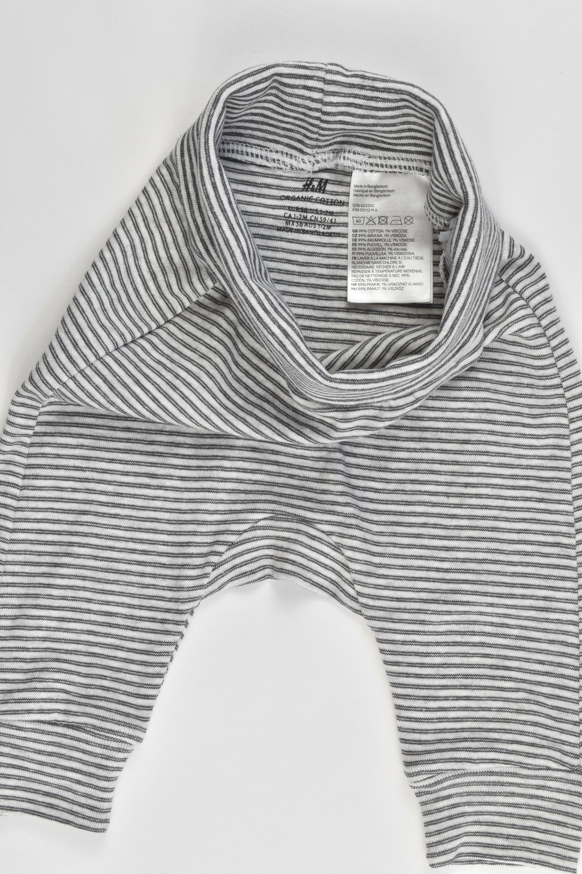 H&M Organic Size 1-2 months (56 cm) Pants