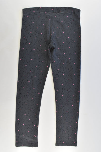 H&M Organic Size 6-7 Love Hearts Leggins