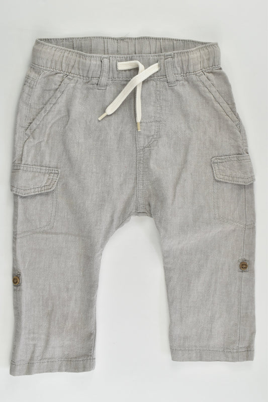 H&M Size 0-1 (80 cm, 9-12 months) Linen/Cotton Pants