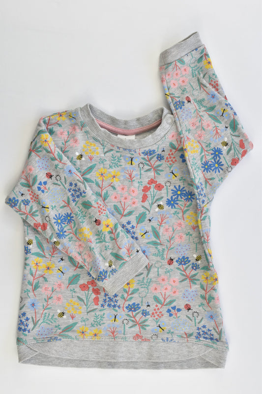 H&M Size 0-1 (80 cm) Flowers, Bees and Ladybirds Sweater