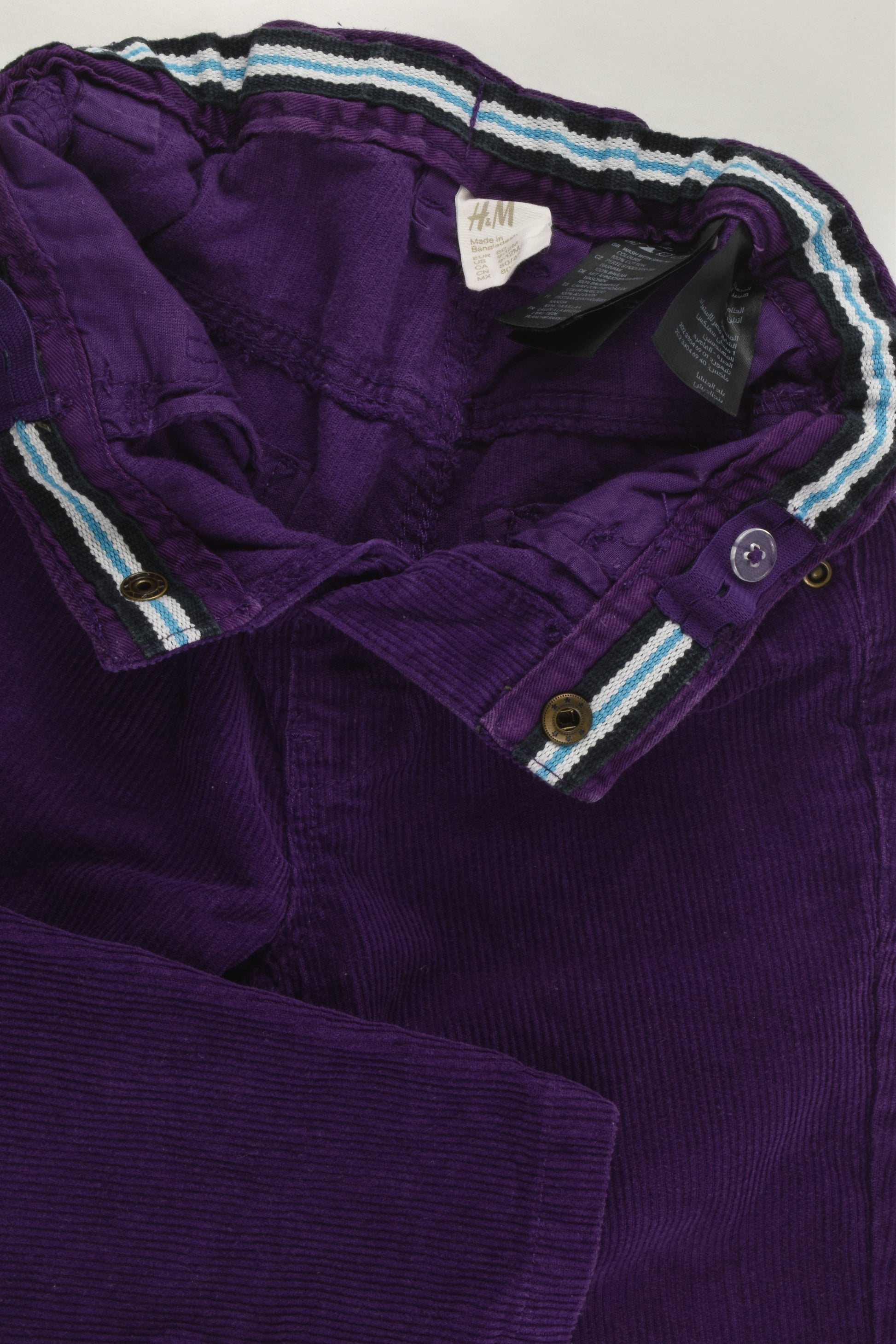 H&M Size 0-1 (9-12 months, 80 cm) Cord Pants