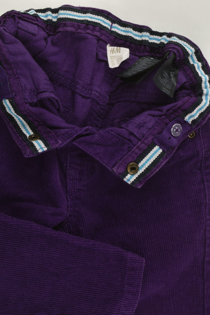 H&M Size 0-1 (9-12 months, 80 cm) Cord Pants
