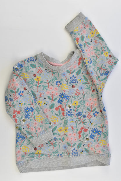 H&M Size 0-1 (9-12 months, 80 cm) Floral Sweater