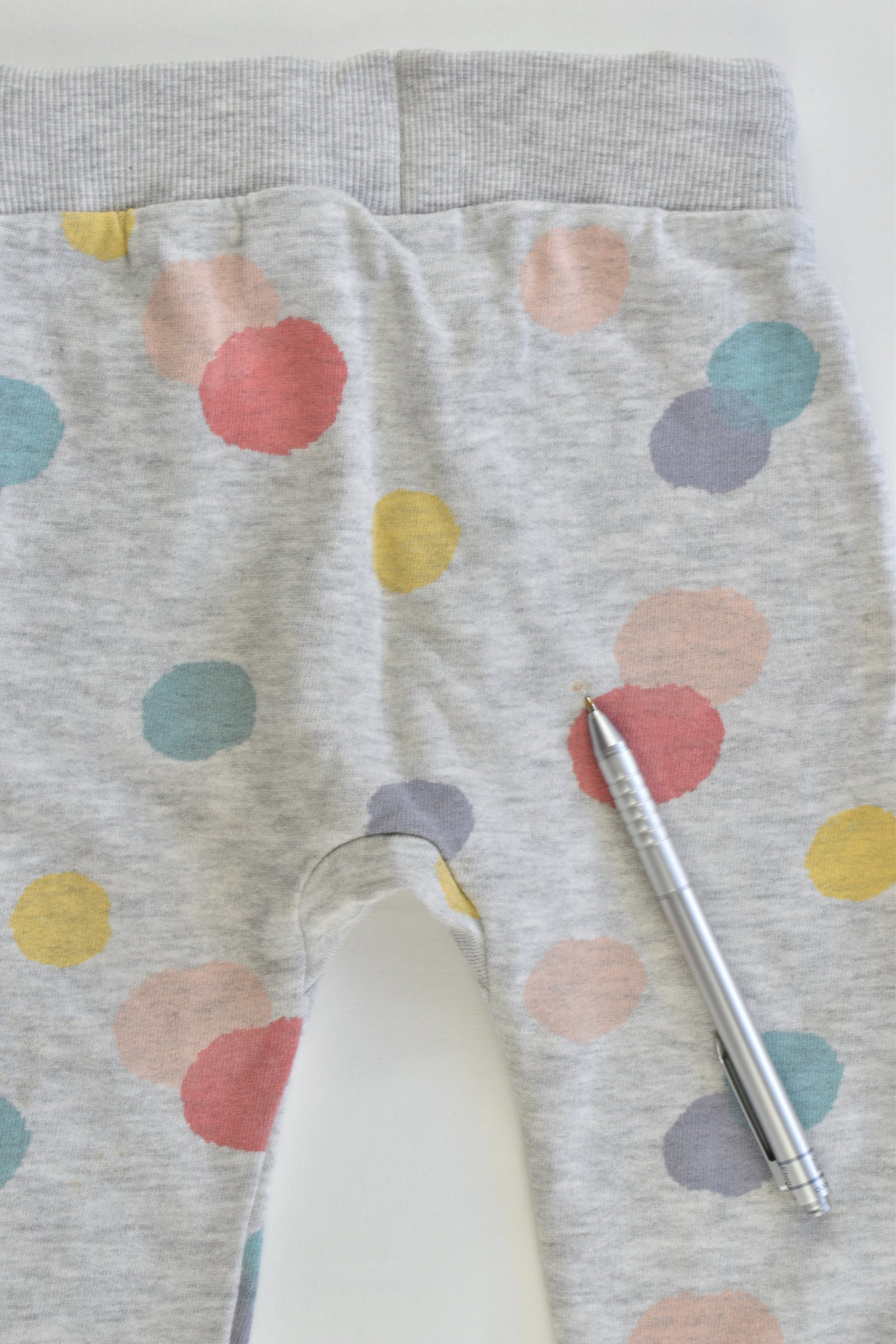H&M Size 0 (74 cm) Dotted Track Pants
