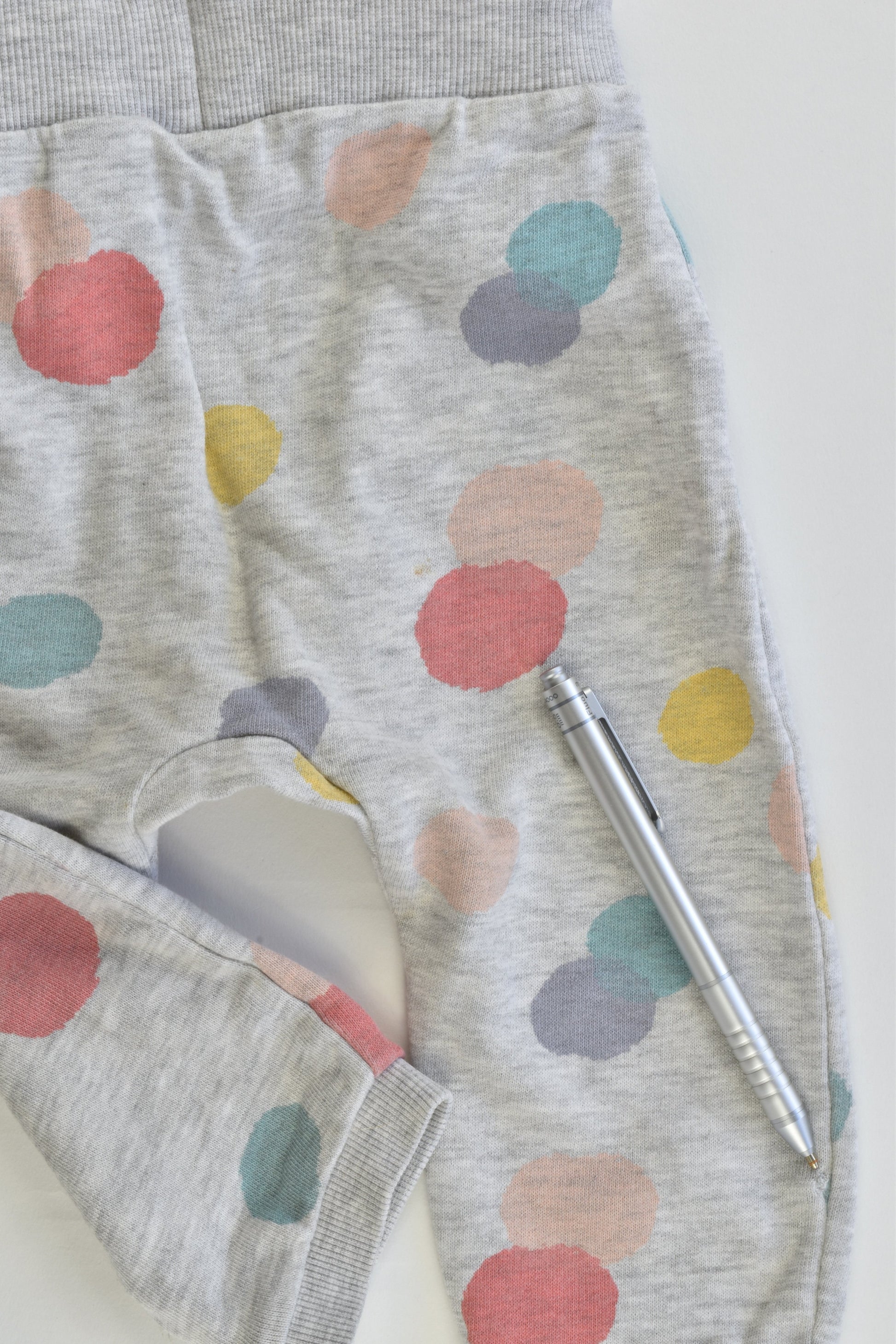H&M Size 0 (74 cm) Dotted Track Pants