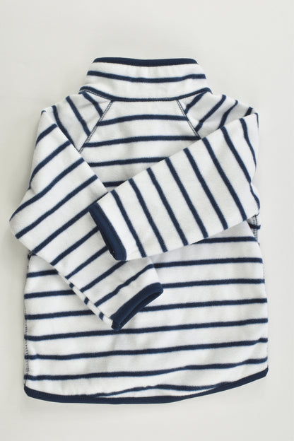 H&M Size 00 (4-6 months, 68 cm) Striped Fleece Jumper
