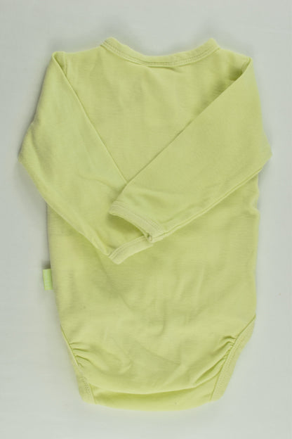 H&M Size 00 (62 cm, 2-4 months) Organic Wrap Bodysuit