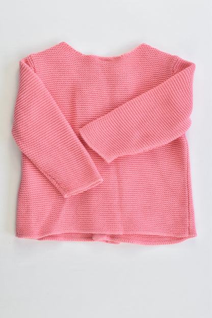 H&M Size 000 (56 cm) Organic Cotton Knitted Cardigan