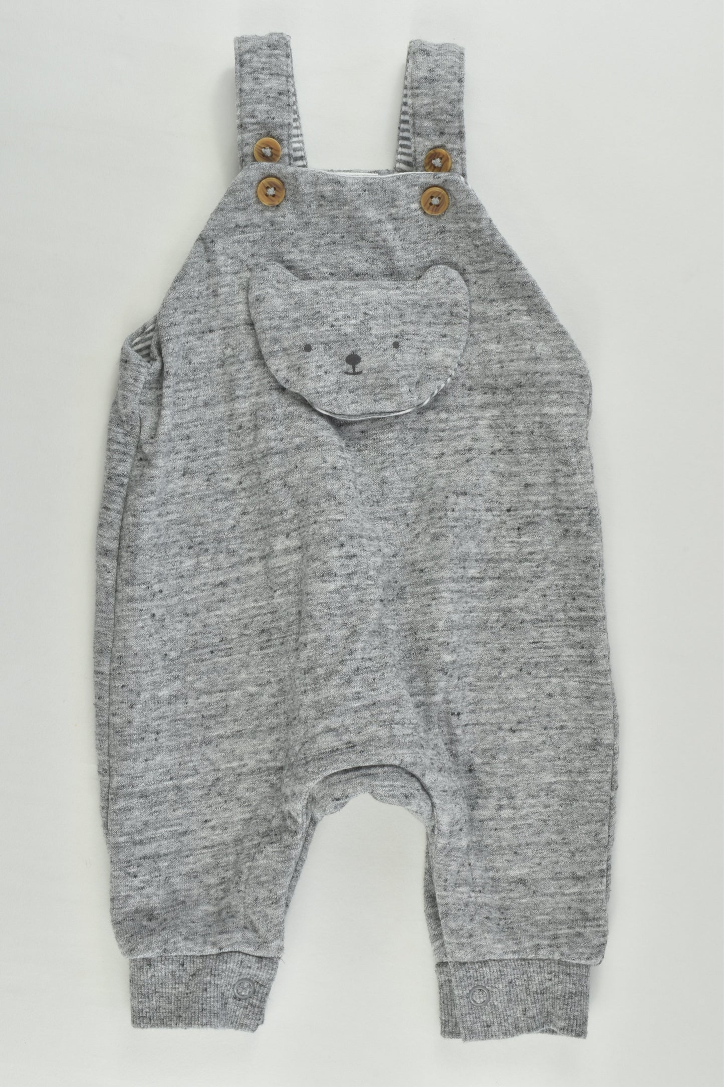 H&M Size 000 (56 cm) Teddy Bear Overalls