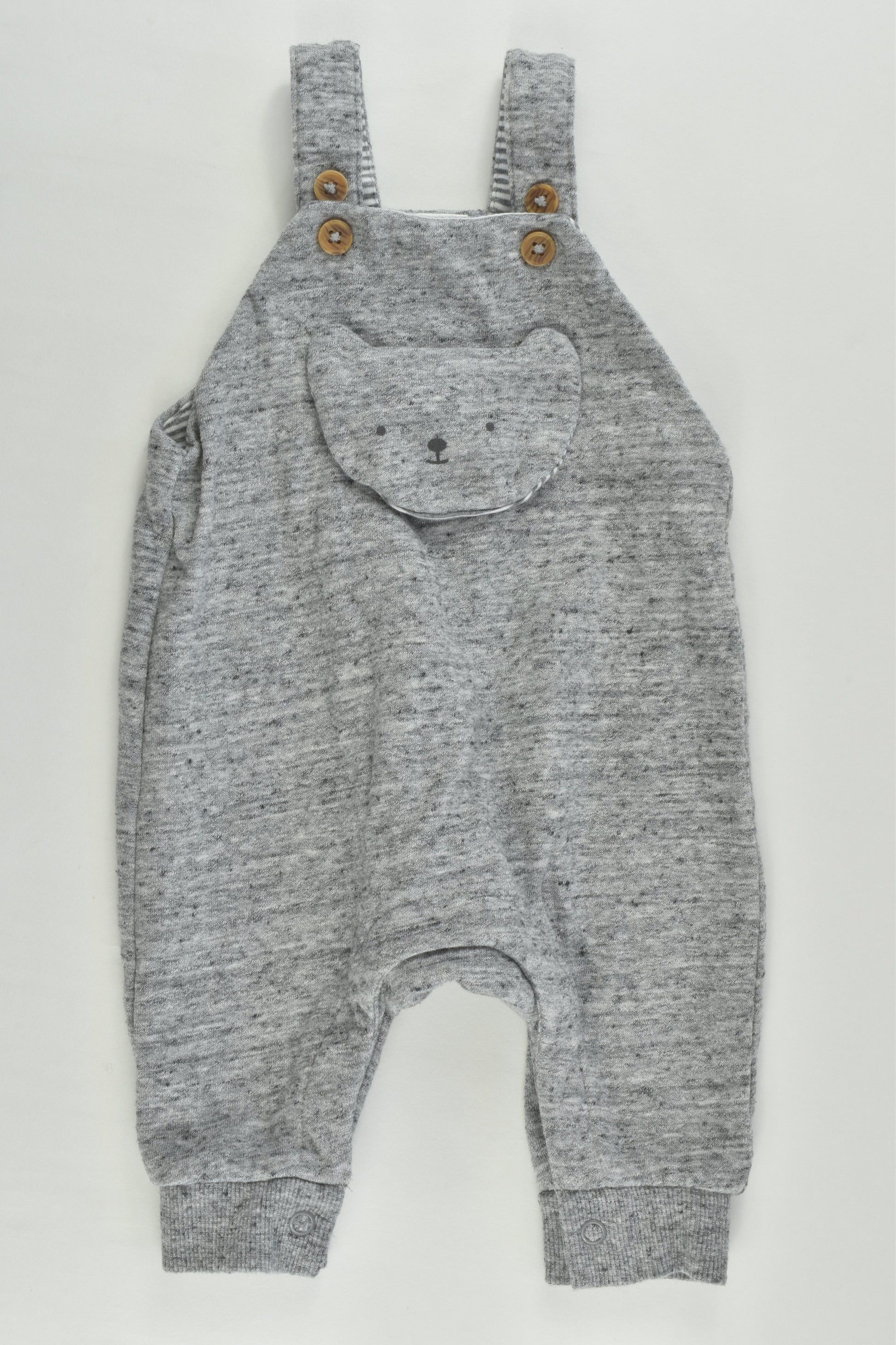 H&M Size 000 (56 cm) Teddy Bear Overalls
