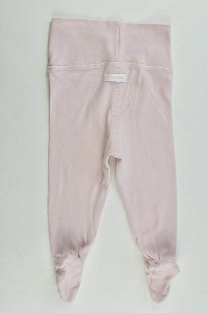 H&M Size 000 (62 cm, 2-4 months) "New Arrival" Footed Pants