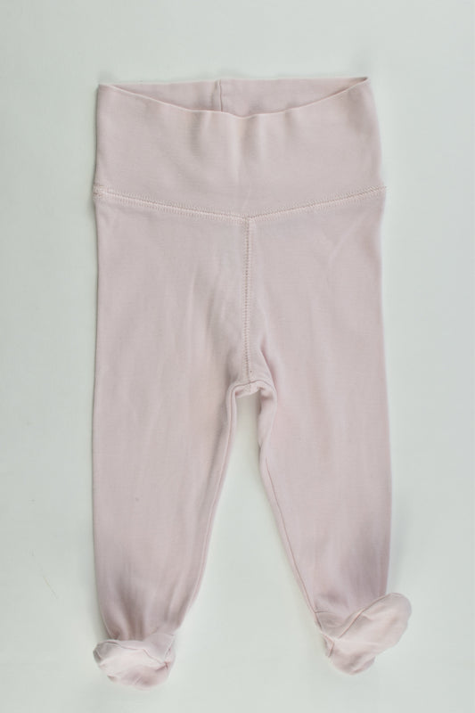 H&M Size 000 (62 cm, 2-4 months) "New Arrival" Footed Pants
