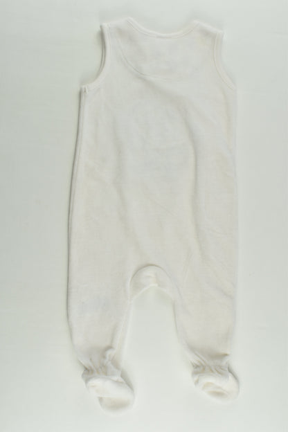 H&M Size 000 (62 cm) 'New To Town' Velour Footed Koala Overalls