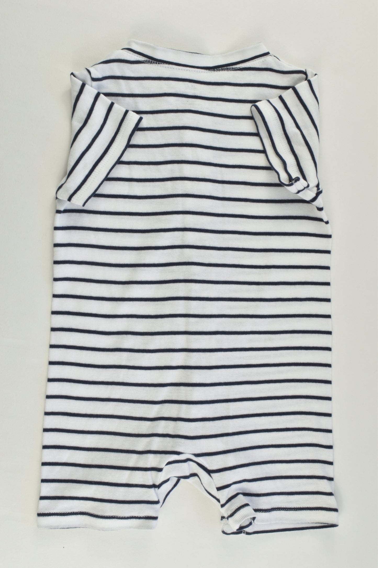 H&M Size 000 Organic Nautical Short Romper