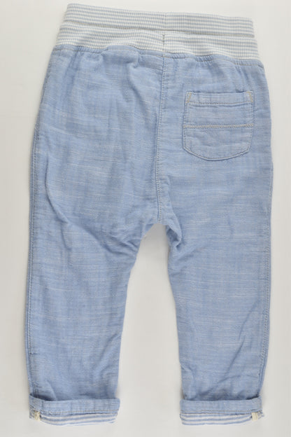 H&M Size 1 (12-18 months, 86 cm) Linen-feel Pants