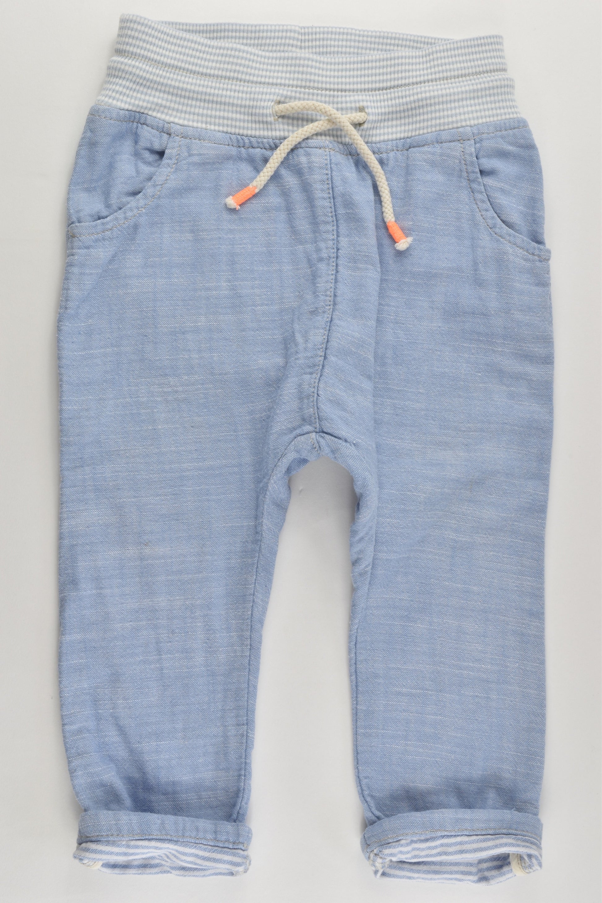 H&M Size 1 (12-18 months, 86 cm) Linen-feel Pants