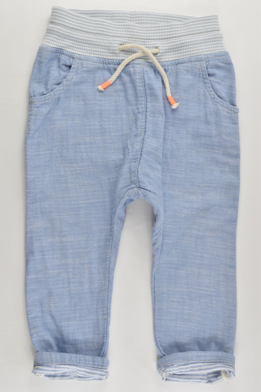 H&M Size 1 (12-18 months, 86 cm) Linen-feel Pants