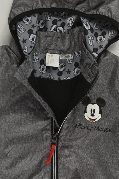 H&M Size 1 (80 cm) Fleece Lined Mickey Mouse Jacket