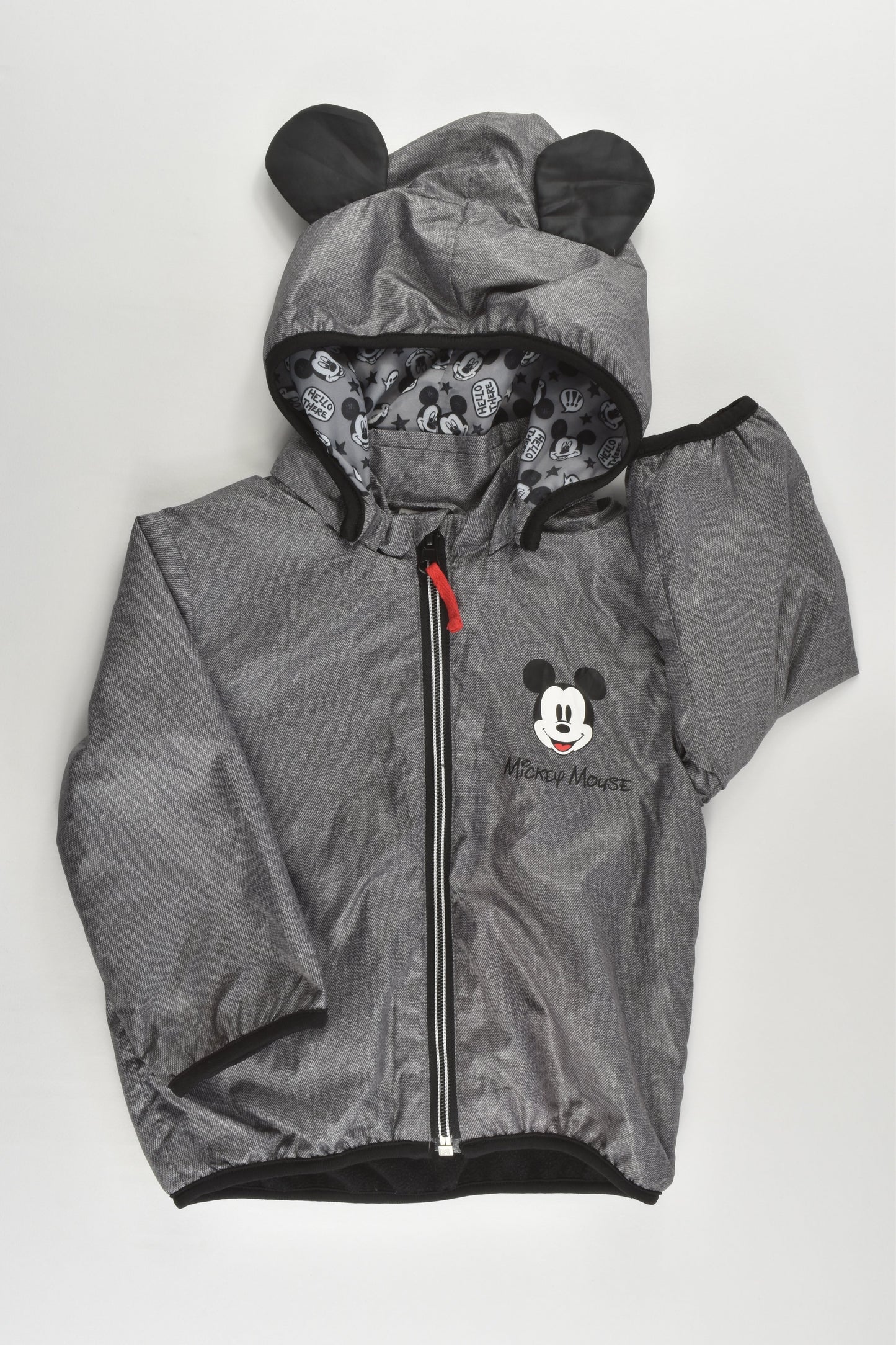 H&M Size 1 (80 cm) Fleece Lined Mickey Mouse Jacket