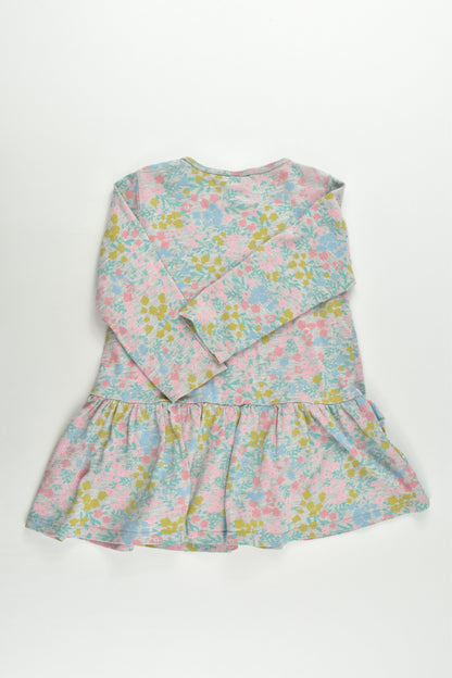 H&M Size 1 (86 cm, 12-18 months) Floral Dress