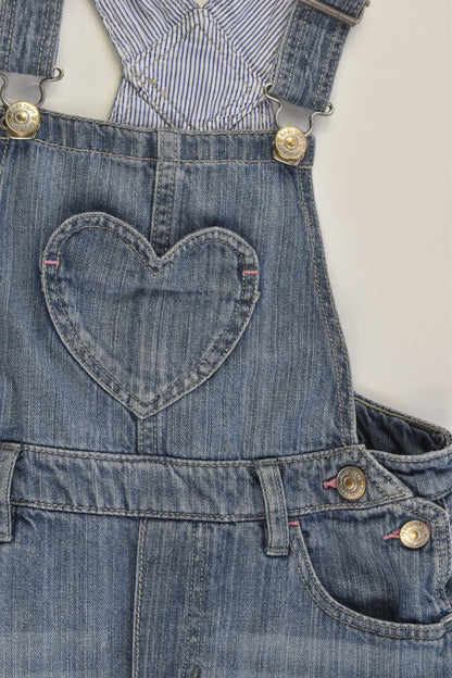 H&M Size 1 (86 cm) Denim Short Overalls