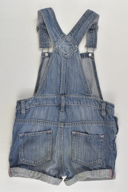 H&M Size 1 (86 cm) Denim Short Overalls
