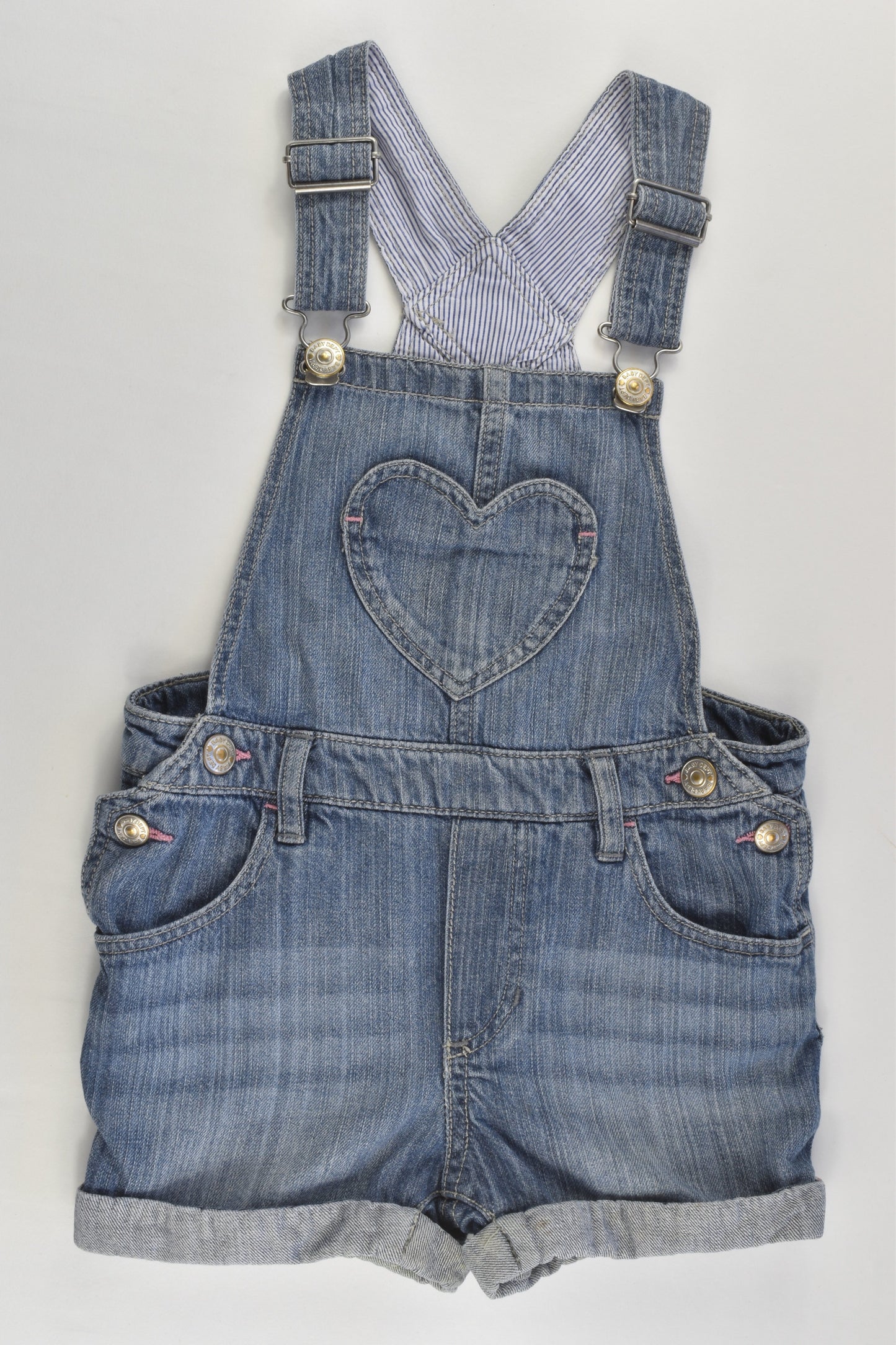 H&M Size 1 (86 cm) Denim Short Overalls