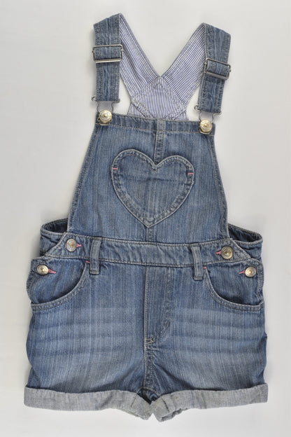 H&M Size 1 (86 cm) Denim Short Overalls