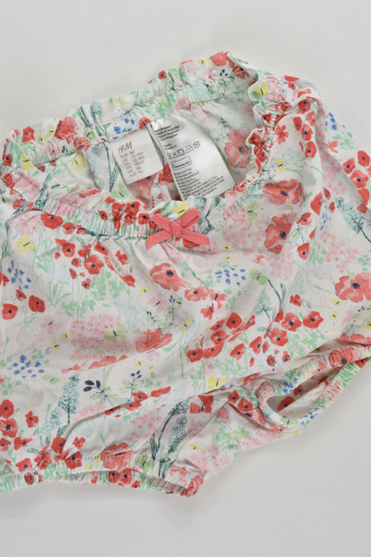 H&M Size 1 (86 cm) Flowers and Butterflies Shorts
