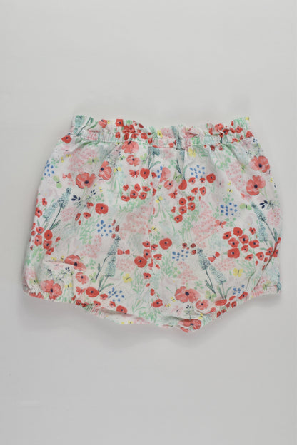H&M Size 1 (86 cm) Flowers and Butterflies Shorts